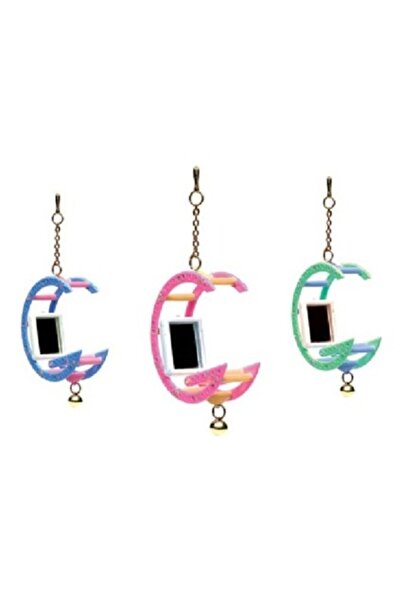 Quik Kuş Kafes Oyuncağı Aynalı G Salıncak