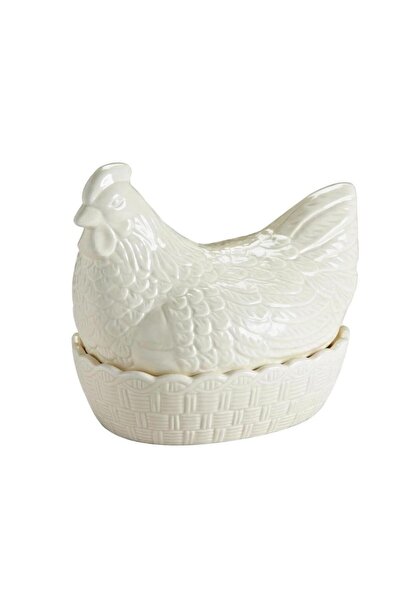 Mason Cash Rustic Chicken Shaped Storage Container Cream