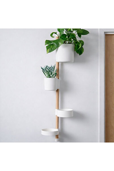 Onyx Duvara Monte Çok Amaçlı Organizer & Anahtarlık Askısı & Dekoratif Saksı–...