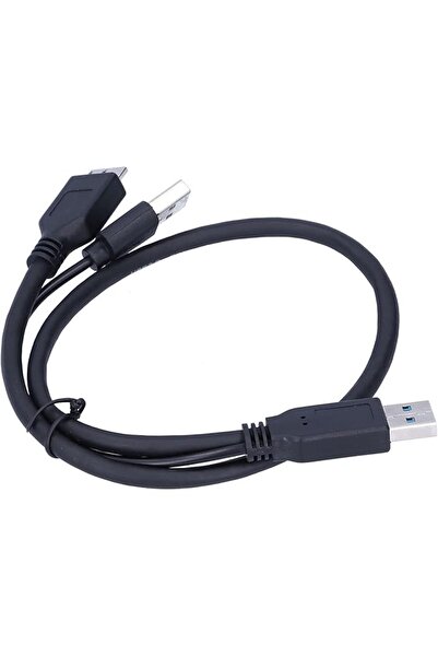 The Bros USB 3.0 Y Shape Power Data Cable, USB to USB 2.0 + Micro B Male to M...