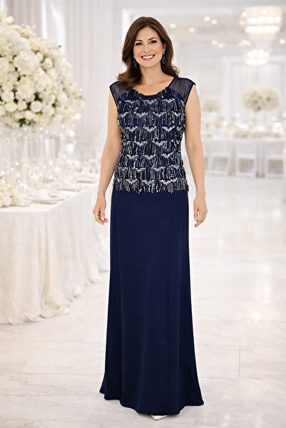 dml giyim Pulpayet saçaklı elbise