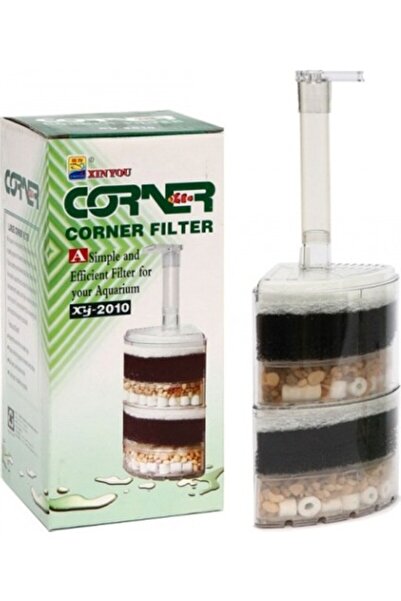 Quik Xinyou Xy-2010 Akvaryum Köşe Havalı İç Filtre