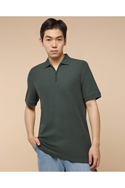 R&B تي شيرت بولو مزخرف بأكمام قصيرة