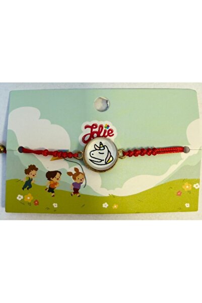 Flippy Martisor Bratara cu Impletitura pentru Copii, Model Unicorn, Jolie