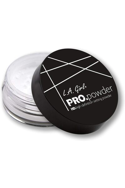L.A. Girl Pro Powder High Definition Setting Powder Translucent Pack, Clear, ...