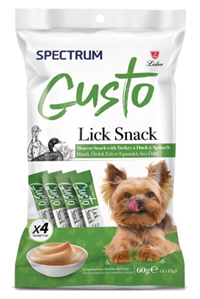 Spectrum Gusto Lick Snack Hindi, Ördek Etli ve Ispanaklı