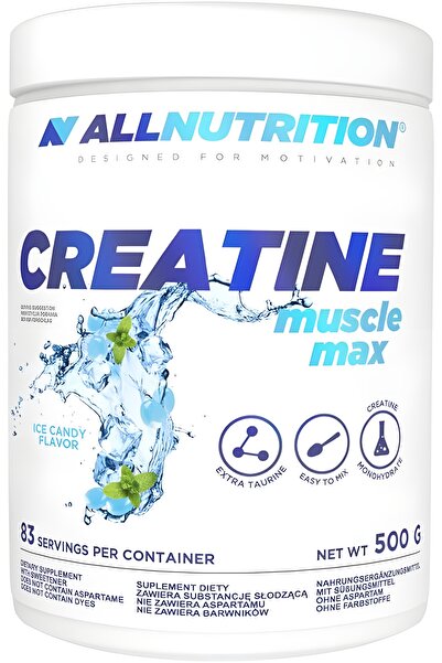ALLNUTS مسحوق كرياتين ماسل ماكس من أول نيوترشن - 500 غرام - بنكهة حلوى الآيس ...