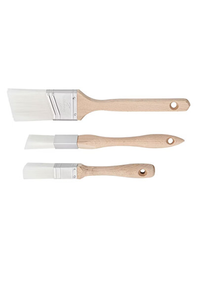 OEM Set 3 pensule profesionale pentru vopsea Deco Craft, pentru colturi si un...