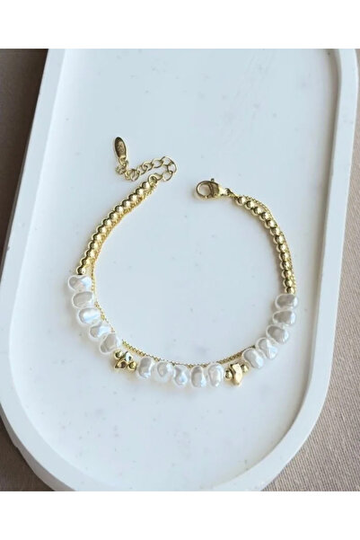 XUPING JEWELRY Xuping 2 Li İncili 14K Bileklik