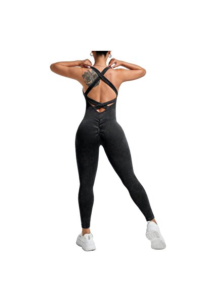 Flippy Women's Sports Suit, Flippy, One Piece, for Yoga, Elastic, Seamless, B...