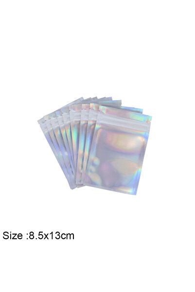 Choice3 40 قطعة، 8.5 × 13 سم، حقيبة هدايا حلوى الزفاف بتقنية الليزر الهولوغرا...