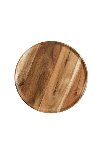 Flippy Farfurie din Lemn, Flippy, Rotunda, pentru Alimente sau Decor, 25 x 1....