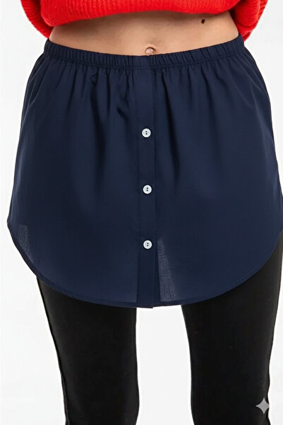 Corradeo Giyim Women's Tunic Look Half Shirt Bottom