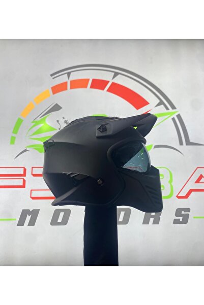 Sway FİBBA Sw 726X Tokyo Matt Black Modüler Kask