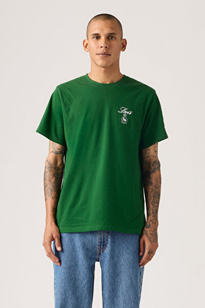 Levi's Ss Relaxed Fit Tee Script Eden Yeşil Erkek T-Shirt