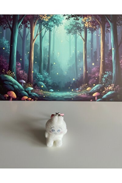 Hiis Store Sevimli Tavşan Figürlü Çanta ve Cüzdan Aksesuarı - Anahtarlık Charm