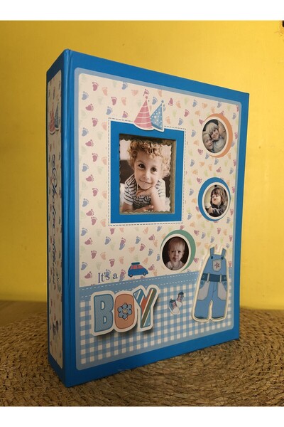 Aledo 10x15cm 200 buc. Album foto cu model pentru băieți ALD-PP46200-3albastru