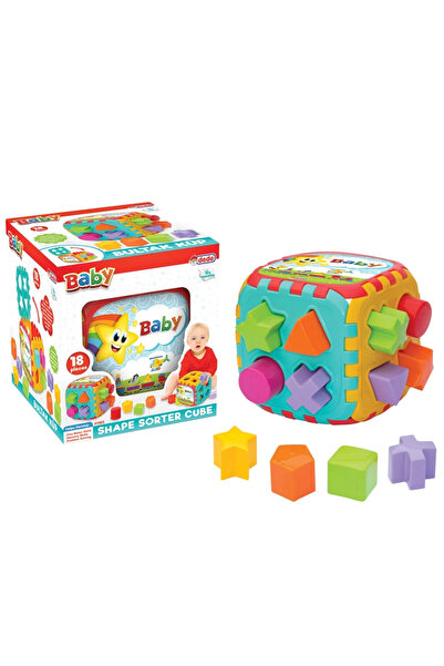 DEDE Büyük Bul-Tak Küp - Bultak Lego + Eğitici Oyuncak + Motor Beceri + 0-3 Y...