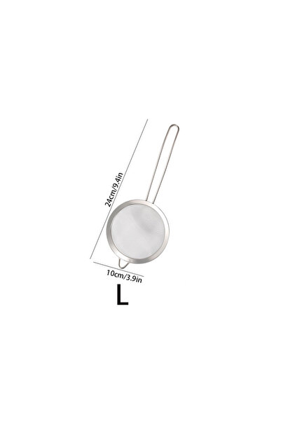 Choice3 L 3pcs Stainless Steel Fine Mesh Strainer With Sturdy Handle And Hook...