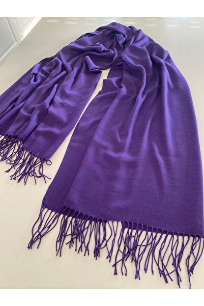 Bohemian Purple Cashmere Soft Textured Shoulder Scarf (Cashmere) Winter Thick...