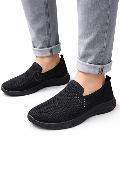 Shakrak Νέα σεζόν Πλεκτά Μαύρα Αθλητικά Άνετα Γυναικεία Παπούτσια Casual Παπο...