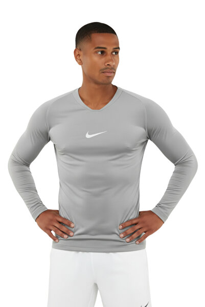 Nike Dri-FIT Park Gri Erkek Uzun Kollu Antrenman Tişört AV2609-057