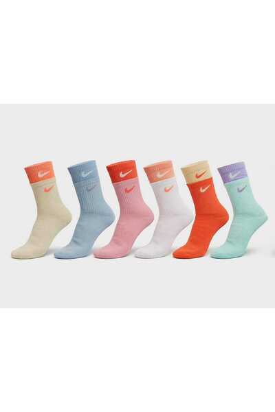 AnoaSales Double Layer Sport socks, 6-Pack, Multicolor, One size