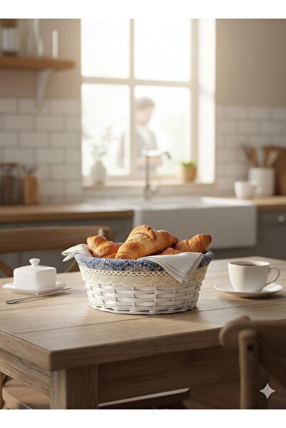 PANALI Φυσικό Ψάθινο Καλάθι Οργάνωσης – 30x30x11 εκ