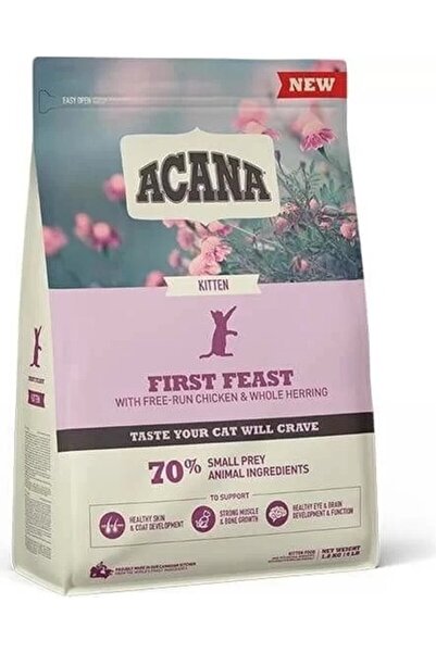 Acana Kitten First Feast Tavuklu ve Ringa Balıklı Yavru Kedi Maması 1.8 kg