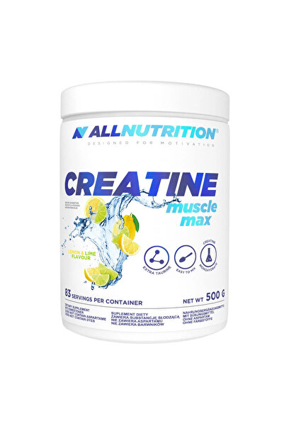 ALLNUTRİTİON Creatine Muscle Max 500g Lemon & Lime Flavor