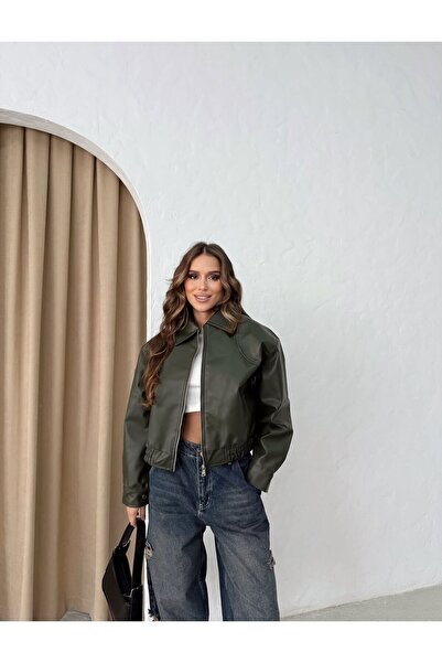 Lux Vestimenta LuxVestimenta Bomber Deri Ceket