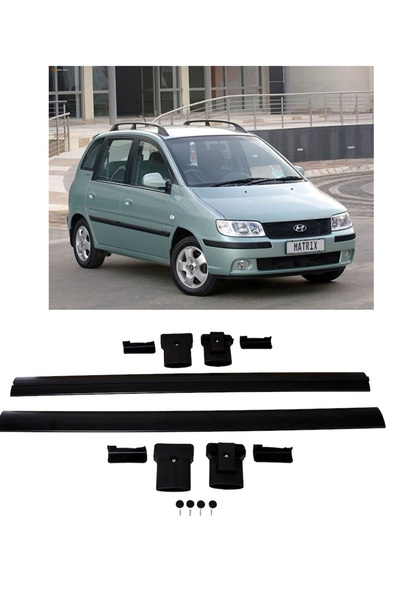 CHROMELINE Hyundai Matrix tavan barı ara atkı taşıyıcı bar 2002 üzeri