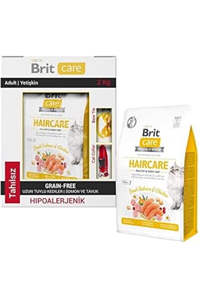 Brit Care Haircare Tahılsız Hipoalerjenik Uzun Tüylü Kedi Maması 2 Kg