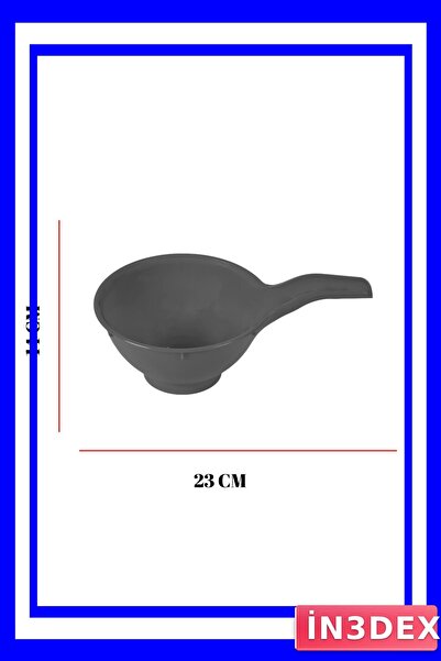 İN3DEX وعاء بلاستيكي أحمر لتعبئة السوائل مع تصميم مقبض