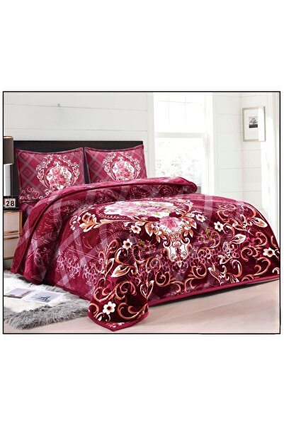 Moon Double blanket set with embossed and floral pattern for the bitter cold ...