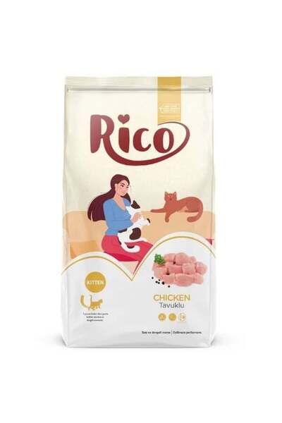 Rico Chicken Puppy Cat Food 15 kg