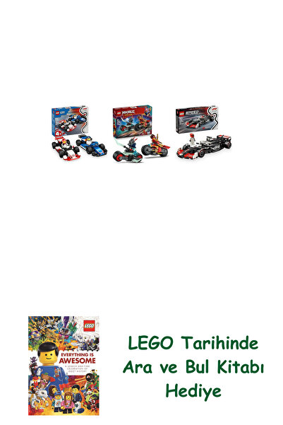Bloomsbury Lego Vehicles Set 237 (60464 + 71838 + 77250) + Lego Search and Fi...