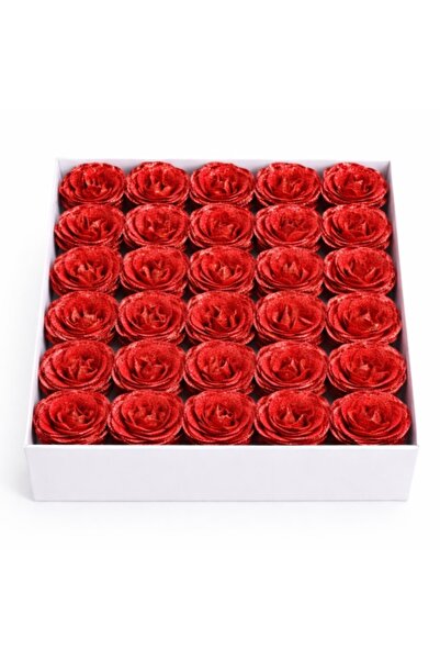 Altele FLORISTE Glitter Roses 7 Layers Karmiseé 8 x 8 cm