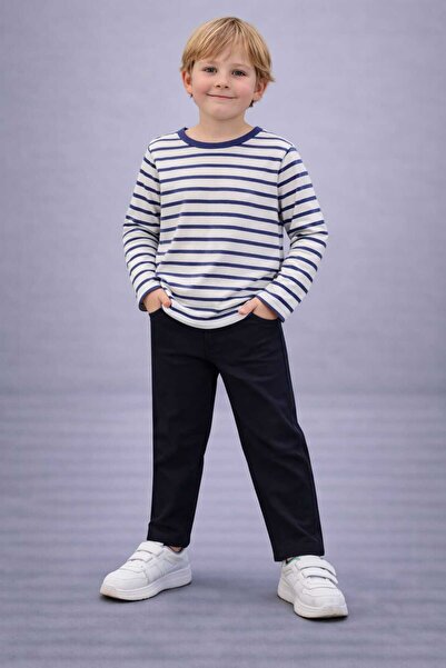 CarnavalKids erkek çocuk uzun kol çizgili tshirt