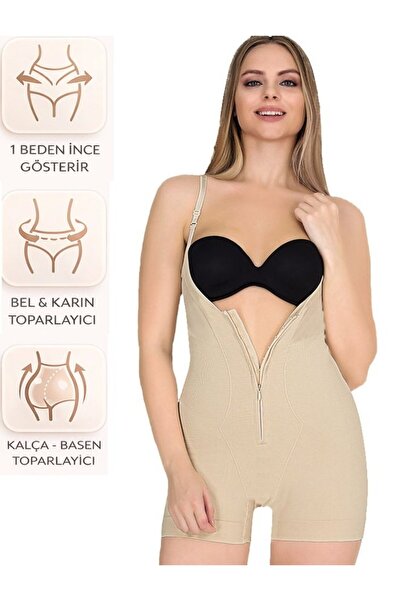 bipamuk Women's Adjustable Strap Corset with Short Legs, Agrafl Closure at Wa...