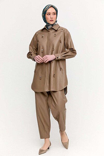 Setrms Suni Deri Tunik