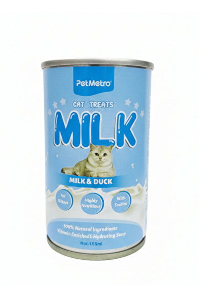 PetMetro Cat Treats Milk & Duck Soup -155ml
