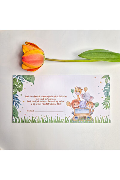 Creative Kappa Set of 20 Jungle Baptism Money Envelopes P3