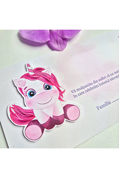 Creative Kappa Set 20 Plicuri bani botez cu figurină unicorn P1