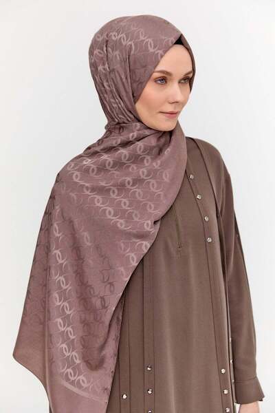 Setrms Çerçeveli Desenli Viskon Şal