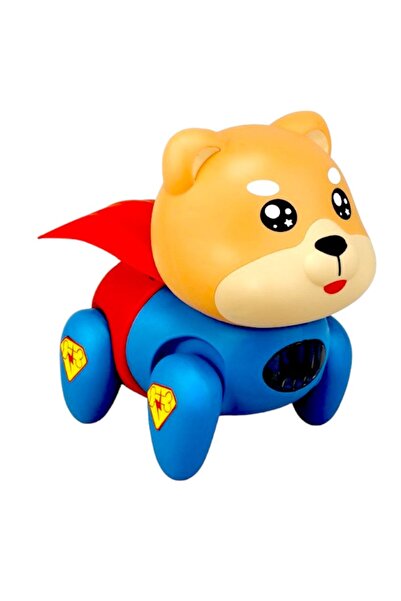 OEM Jucarie catelus supererou umblator,efecte sonore si luminoase,plastic,mul...