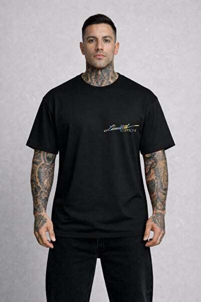 LORVEX تي شيرت للجنسين قصة فضفاضة (قصة مريحة) إصدار محدود طباعة مطبوع ميوم