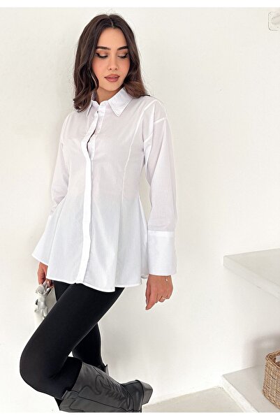 Noa&Noa Volan Shirt with Waist Detail