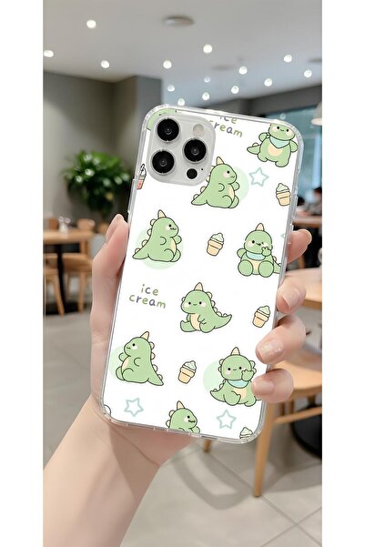 Caselya iPhone 11 Compatible Patterned Transparent Phone Case Daily Protectio...