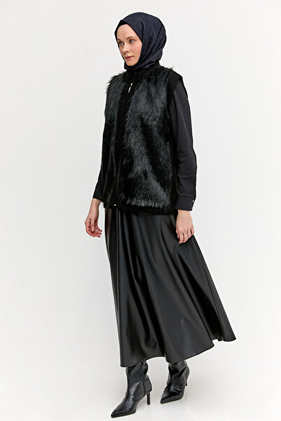 Setrms Suni Kürklü Örme Yelek